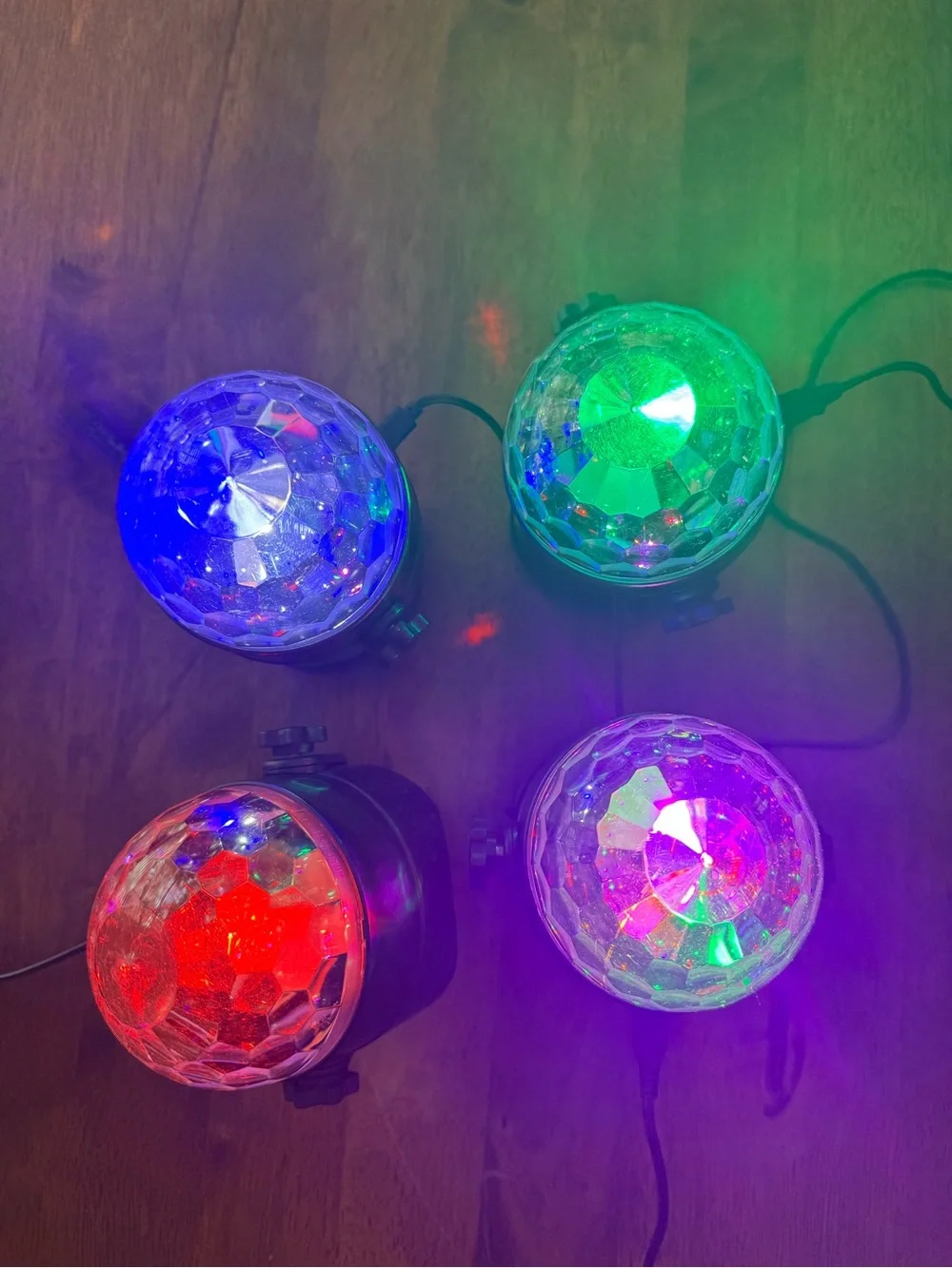 Party Light Multi-Pack - Crystal Disco Ball Projectors